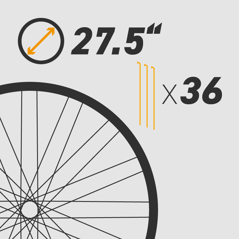 Startpunt Oh jee stimuleren 27,5 inch velg voor 36 spaken | velgen/spaken | fietsonderdelen | Shop |  ebike-solutions.com